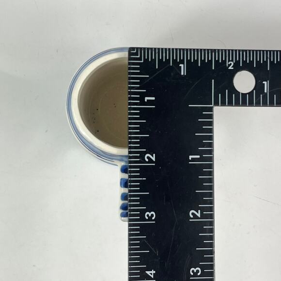 Netherlands Holland Delfts Blue Mini Novelty Mug Travel Souvenir Vtg Windmill - Picture 10 of 14